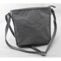 grey PU female new rivet style shoulder bag, Fashion shape woman messenger bag